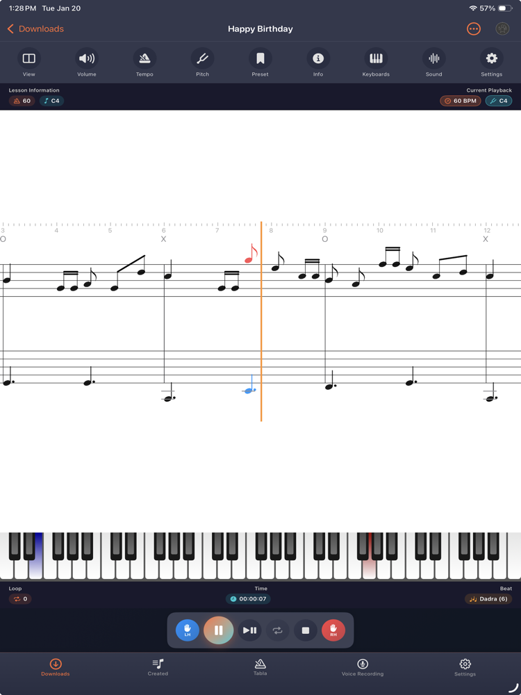 iPad - Practice Mode