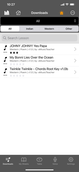iPhone - Music Sheets Download