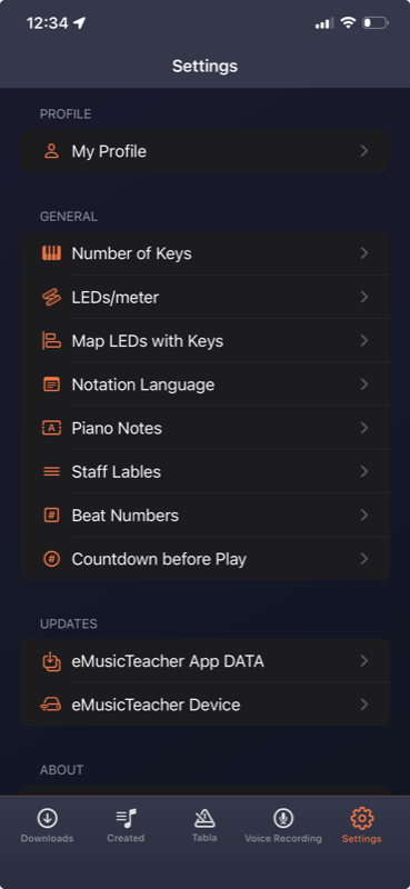 iPhone - Settings