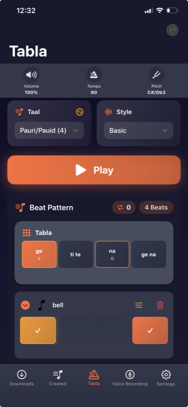 iPhone - Tabla Beats